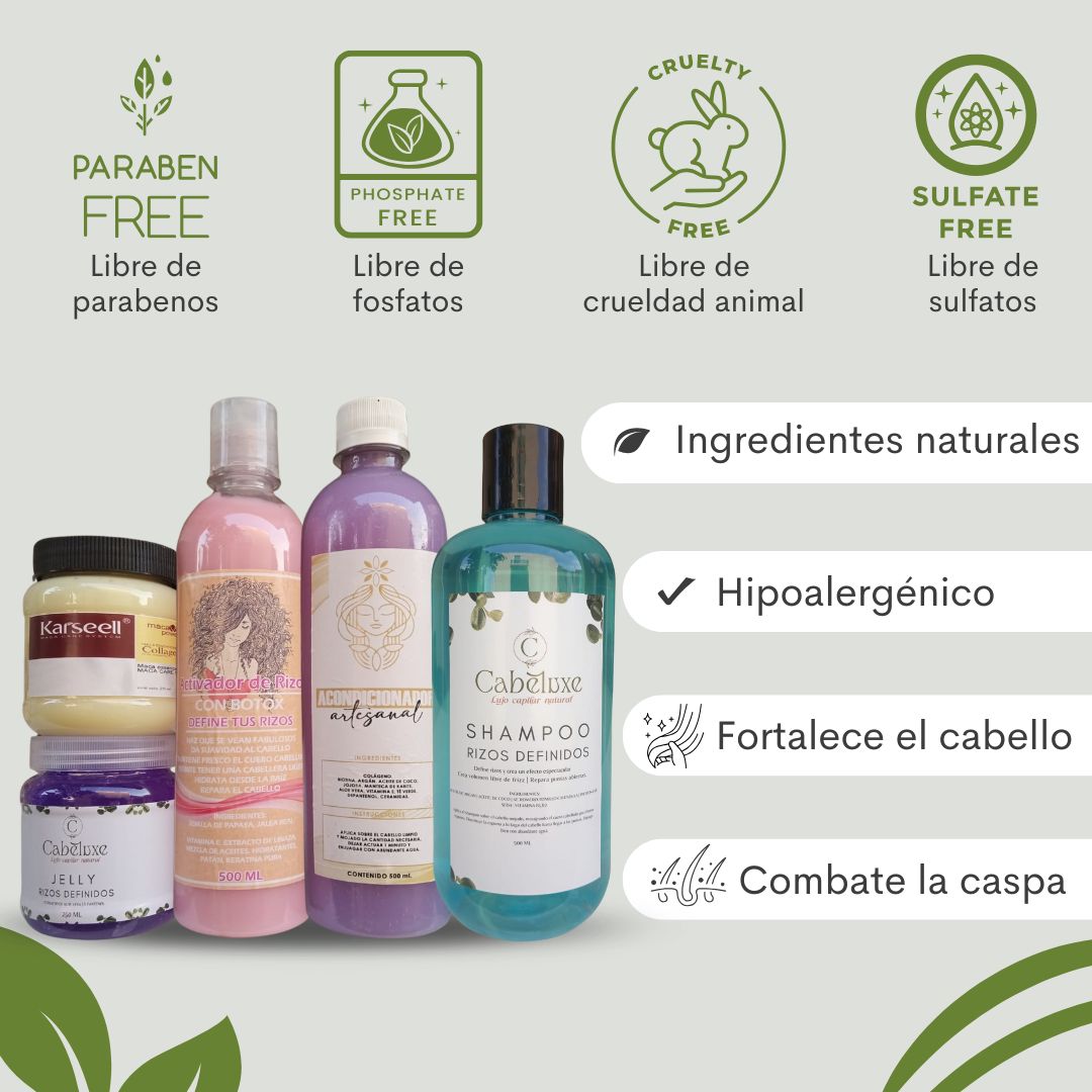 Kit Rizos Perfectos (-10% OFF + Envío Gratis + Regalo Mascarilla reparadora).
