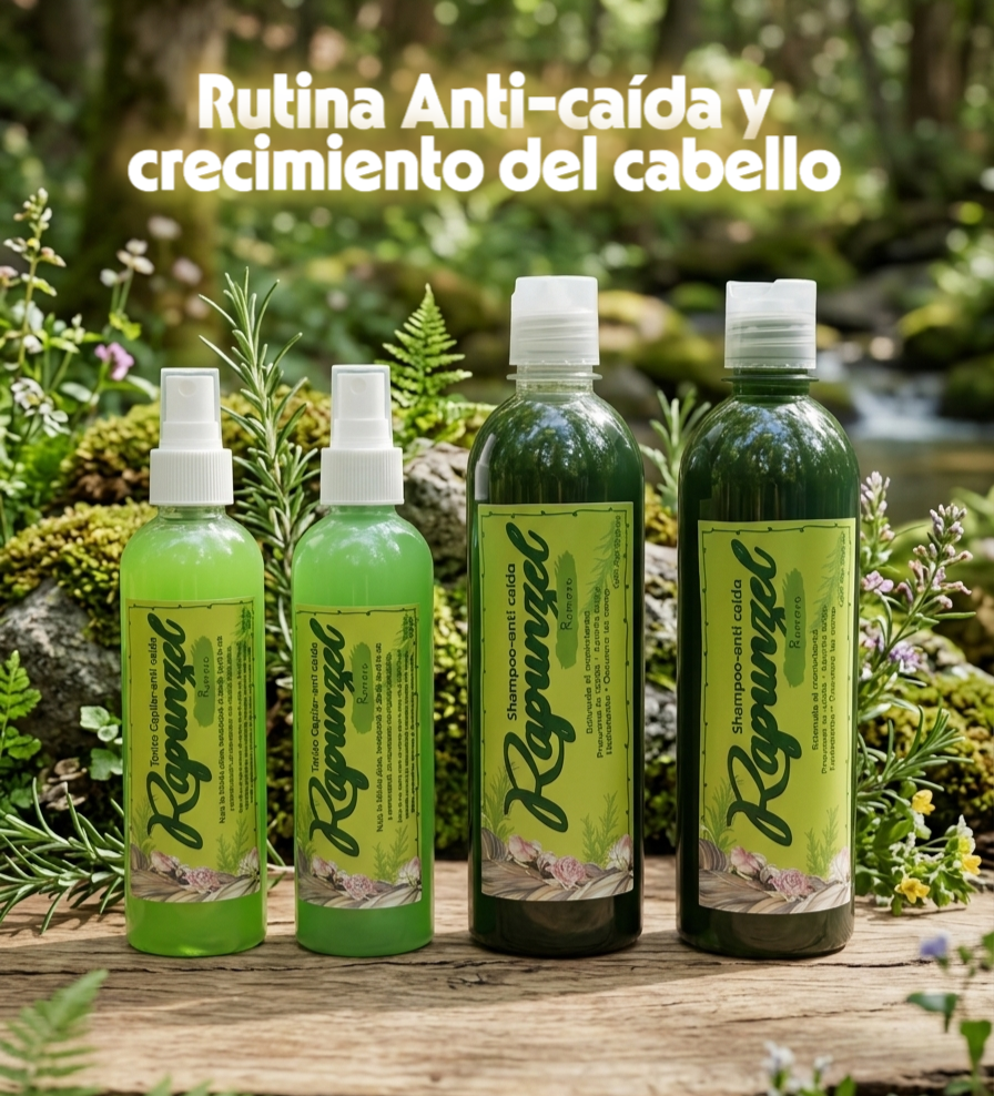 Paquete Romero Rapunzel | Cabello Más Fuerte y Saludable