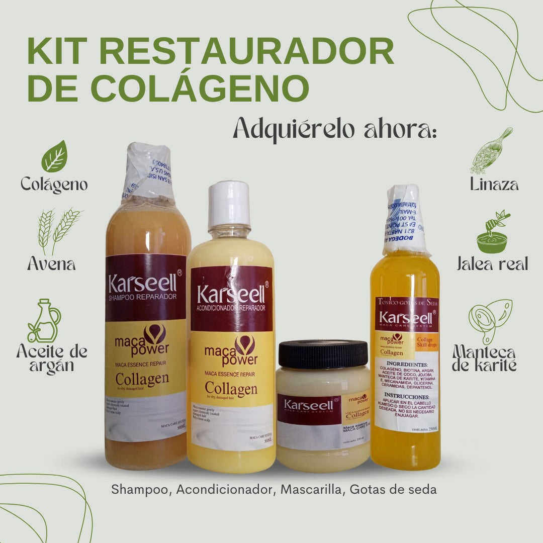 Kit Colágeno Reparación Intensiva (-10% OFF + Envío Gratis + Regalo Sorpresa).