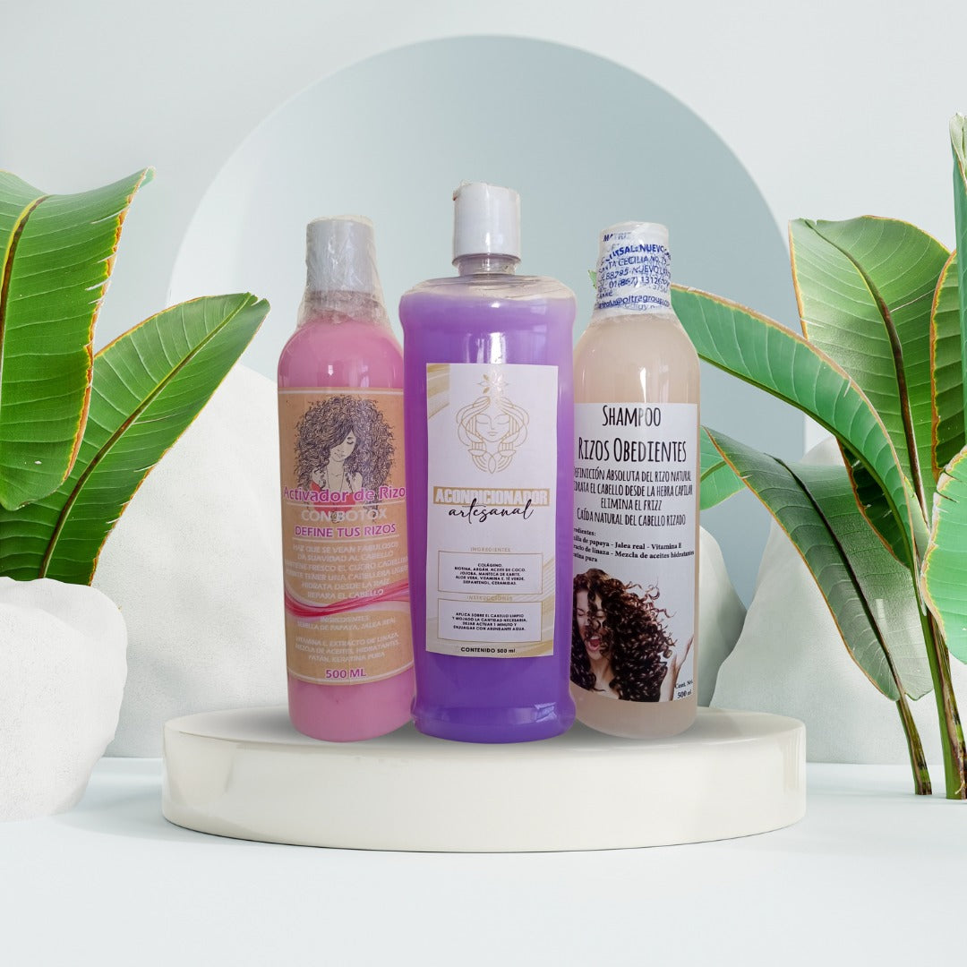 Kit De Rizos Kit para Definir Rizos Sin Sulfatos | Hidratación Natural – Cabeluxe