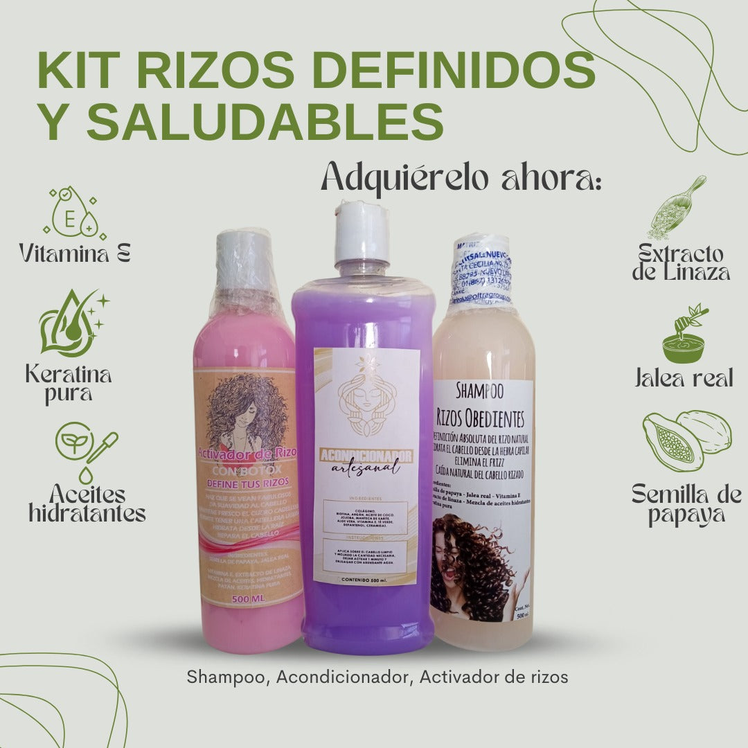 Kit Rizos Perfectos (-10% OFF + Envío Gratis + Regalo Sorpresa).