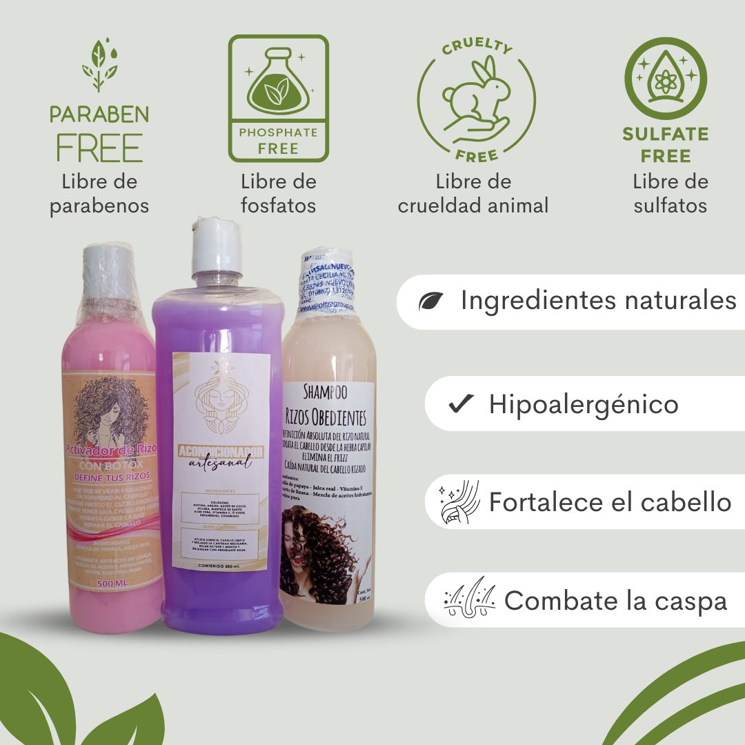 Kit Rizos Perfectos (-10% OFF + Envío Gratis + Regalo Sorpresa).