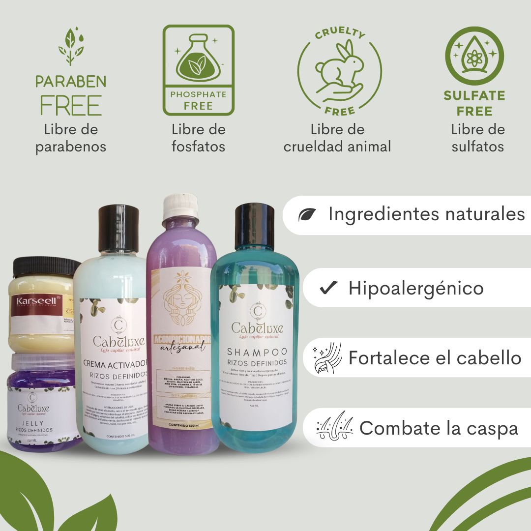 Kit Rizos Perfectos (-10% OFF + Envío Gratis + Regalo Mascarilla reparadora).