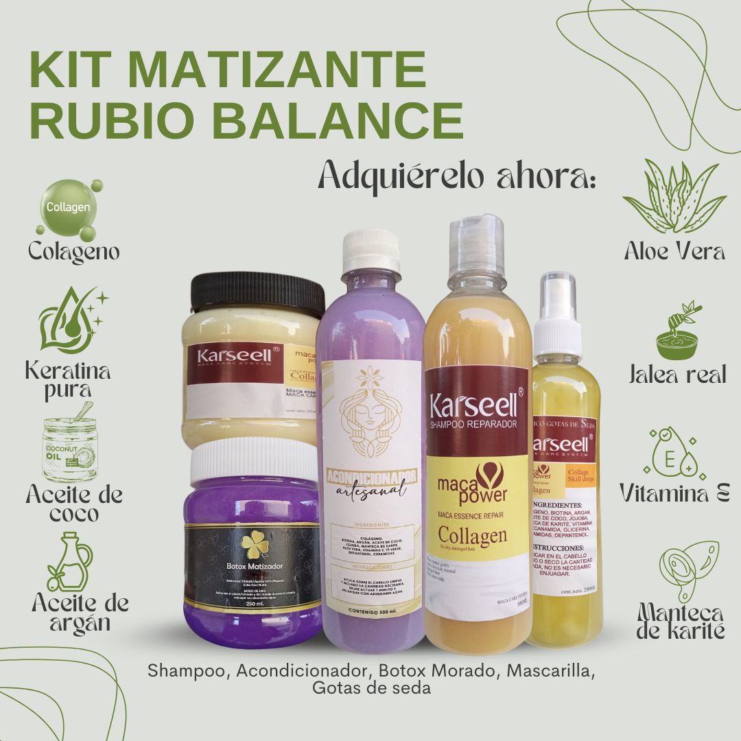 Kit Matizante Rubio Balance (25% OFF + ENVÍO GRATIS)